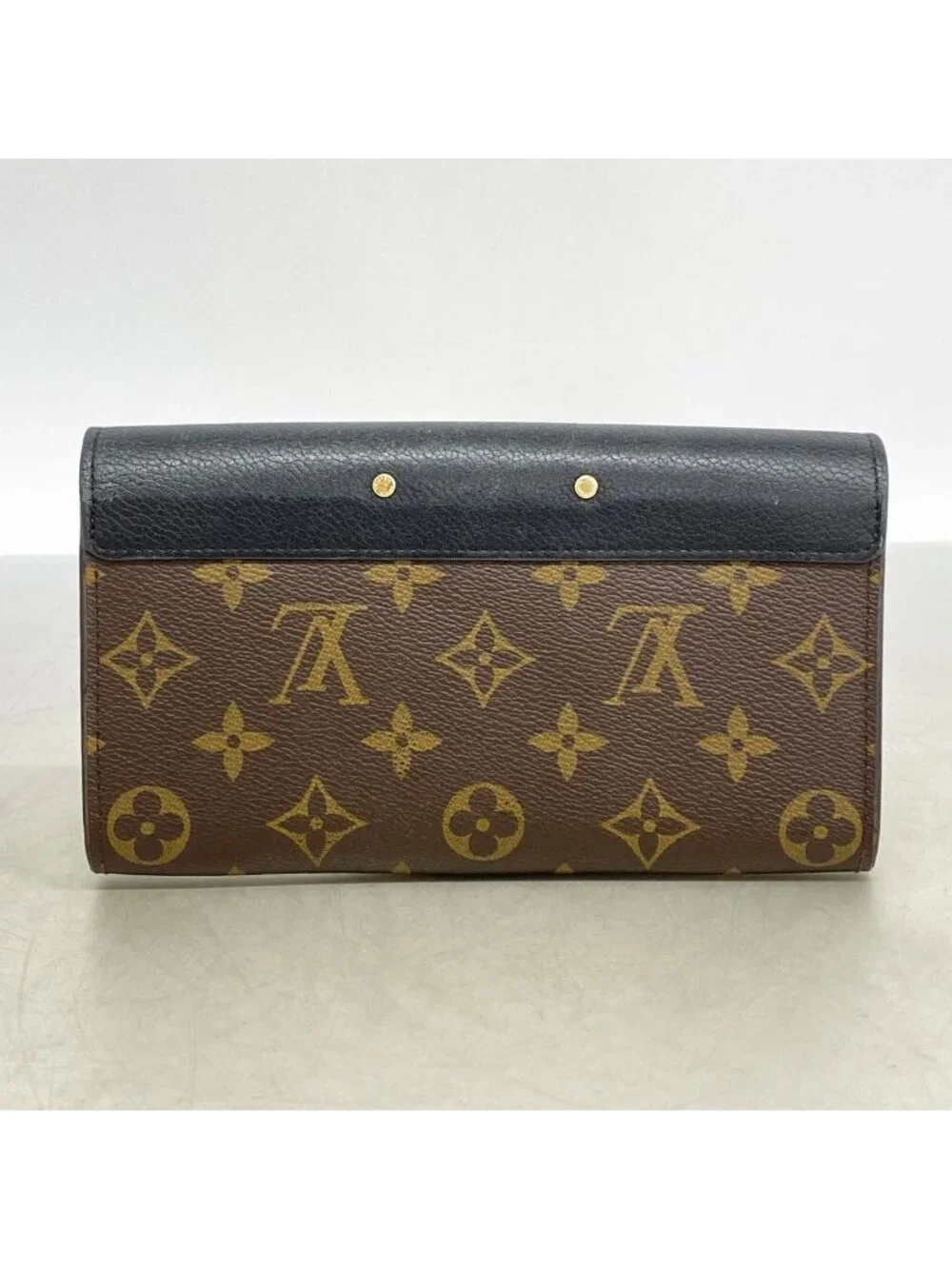 Louis Vuitton Wallet Monogram Portefeuille Pallas Noir